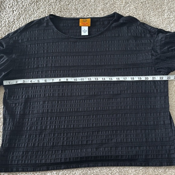 Ruby Rd Black Women's Top Petite Large - Picture 8 of 9